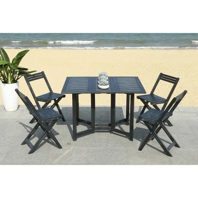 Arvin Table And 4 Chairs - Outdoor - PAT7001 - Safavieh 3 Arvin Table And 4 Chairs - Outdoor - PAT7001 - Safavieh