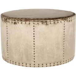 Sherri Cocktail Ottoman W/ Nail Heads - Safavieh 9 Sherri Cocktail Ottoman W/ Nail Heads - Safavieh -My home GUEST 1b4ce610 f633 4a96 9025 87c9c21736c6