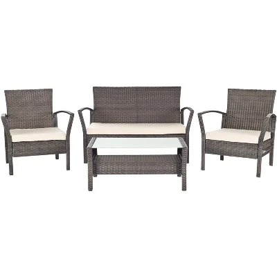 Avaron 4 Piece Set - Indoor/Outdoor - PAT2006 - Safavieh 4 Avaron 4 Piece Set - Indoor/Outdoor - PAT2006 - Safavieh - Image 2