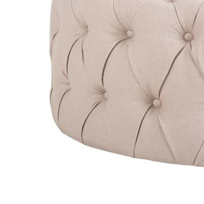 Charlene Tufted Cocktail Ottoman - Safavieh 6 Charlene Tufted Cocktail Ottoman - Safavieh - Image 4