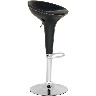 Safavieh Shedrack Swivel Bar Stool - Black - Safavaieh 4 Safavieh Shedrack Swivel Bar Stool - Black - Safavaieh - Image 2