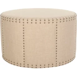 Sherri Cocktail Ottoman W/ Nail Heads - Safavieh 8 Sherri Cocktail Ottoman W/ Nail Heads - Safavieh -My home GUEST bdbcf65e f7f3 47e4 b70a 150590bb5847
