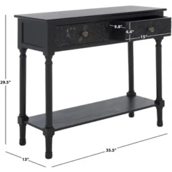 Josie 2 Drawer Console Table - CNS5708 -Safavieh -My home GUEST dfb64697 7a58 49b5 8aac 90d6427849bb