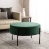 Lisbon Round Cocktail Ottoman - Safavieh 1 Lisbon Round Cocktail Ottoman - Safavieh -My home GUEST e6a1e88c b320 4ed0 b2a1 4732e155254b