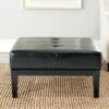 Fulton Small Square Cocktail Ottoman - Black - Safavieh 2 Fulton Small Square Cocktail Ottoman - Black - Safavieh -My home GUEST ee4013f7 08dc 411a 8f9e 08b8e467c4e0