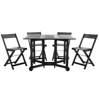 Arvin Table And 4 Chairs - Outdoor - PAT7001 - Safavieh 11 Arvin Table And 4 Chairs - Outdoor - PAT7001 - Safavieh - Image 9