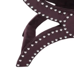 Mystic Ottoman Silver Nail Heads - Plum - Safavieh 11 Mystic Ottoman Silver Nail Heads - Plum - Safavieh -My home GUEST fd9a5460 266b 4ce5 9566 784c550494c0