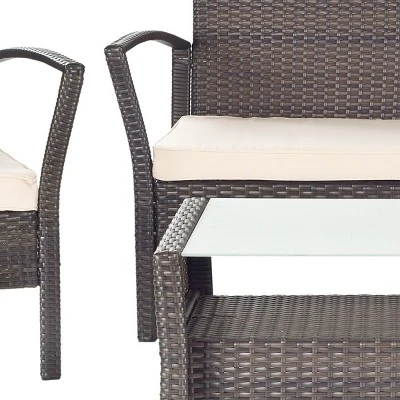 Avaron 4 Piece Set - Indoor/Outdoor - PAT2006 - Safavieh 3 Avaron 4 Piece Set - Indoor/Outdoor - PAT2006 - Safavieh